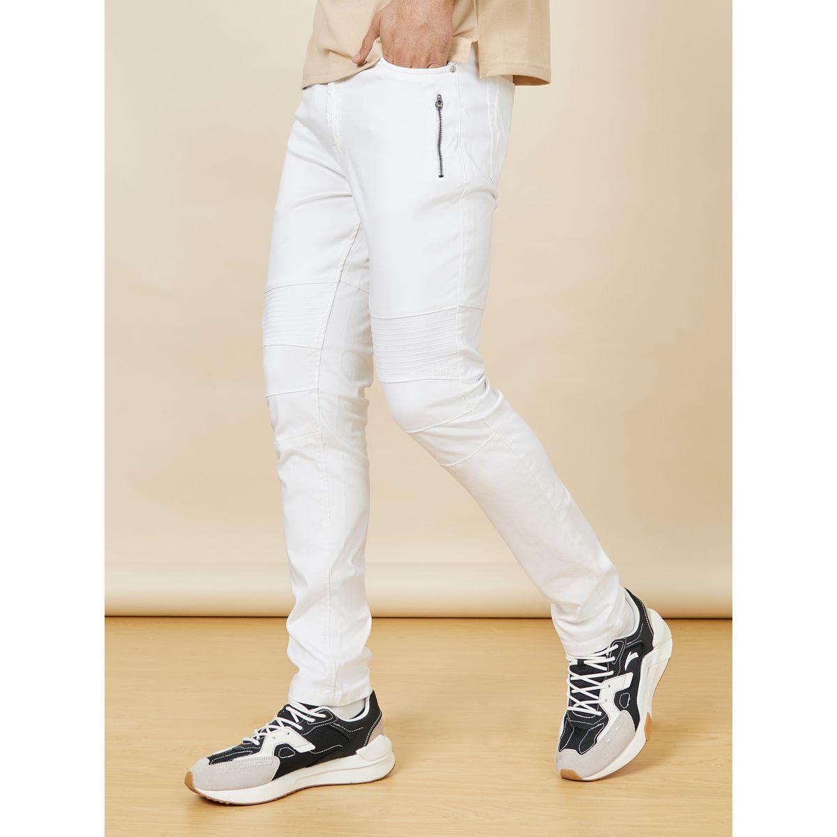 Styli Biker Knee Panel Detail Skinny Jeans-men-clothing-bottoms-jeans-image-1