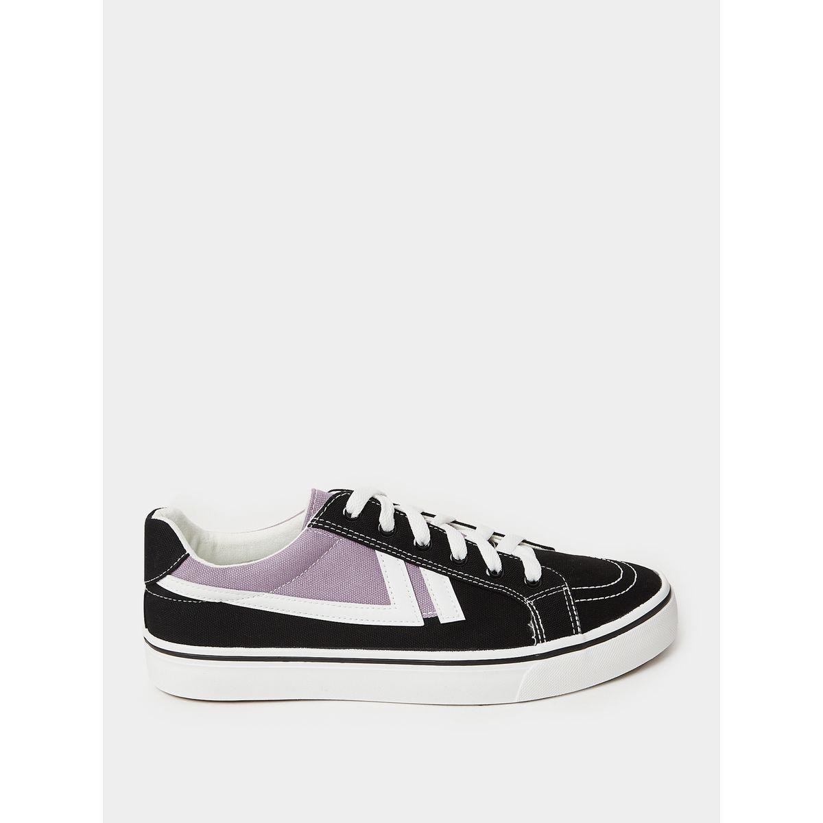 Styli Colorblock Lace Up Canvas Sneakers-men-shoes-sneakers-image-1