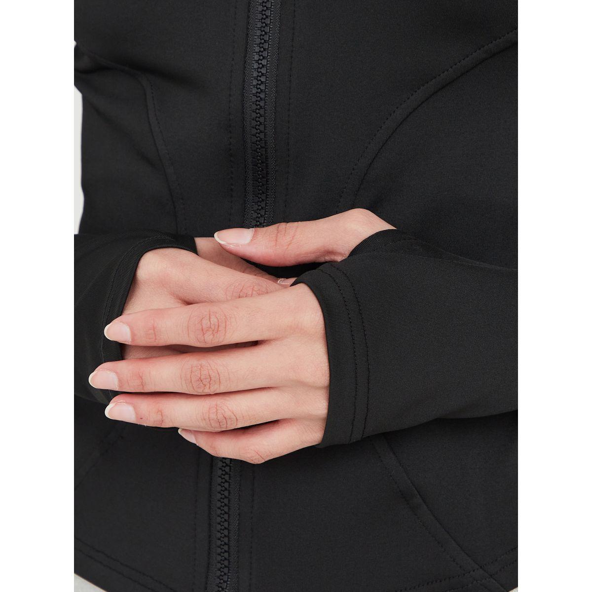 Styli Active Thumbhole Long Sleeves Piped Fitting Activewear Jacket-women-clothing-sportswearandactivewear-coatsandjackets-jackets-image-4