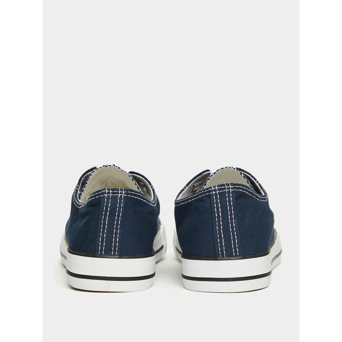Styli Low Top Canvas Lace Up Sneakers-men-shoes-sneakers-image-3