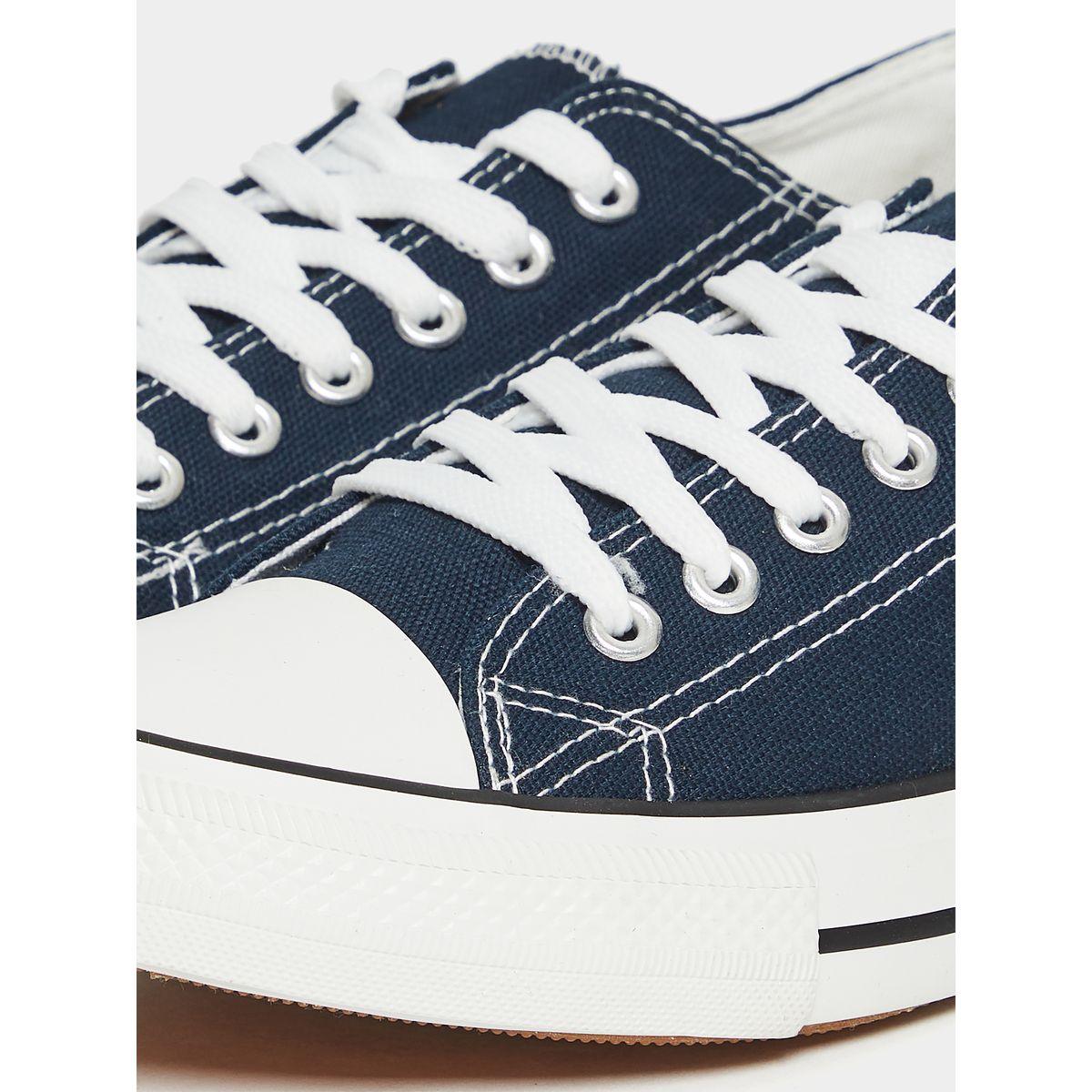 Styli Low Top Canvas Lace Up Sneakers-men-shoes-sneakers-image-5