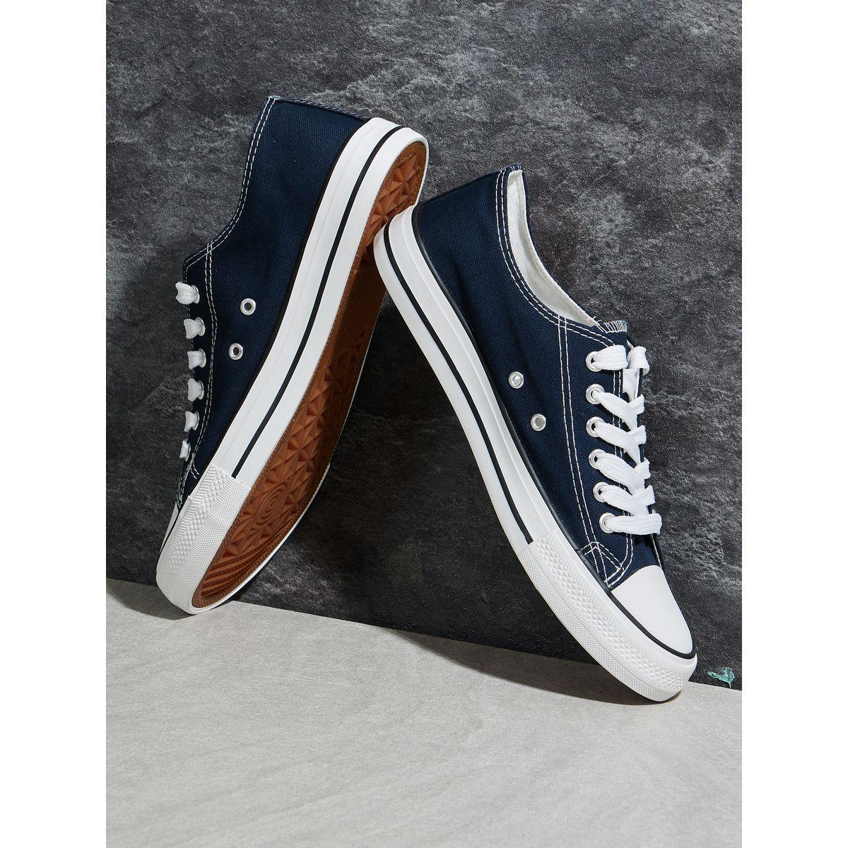 Styli Low Top Canvas Lace Up Sneakers-men-shoes-sneakers-image-7