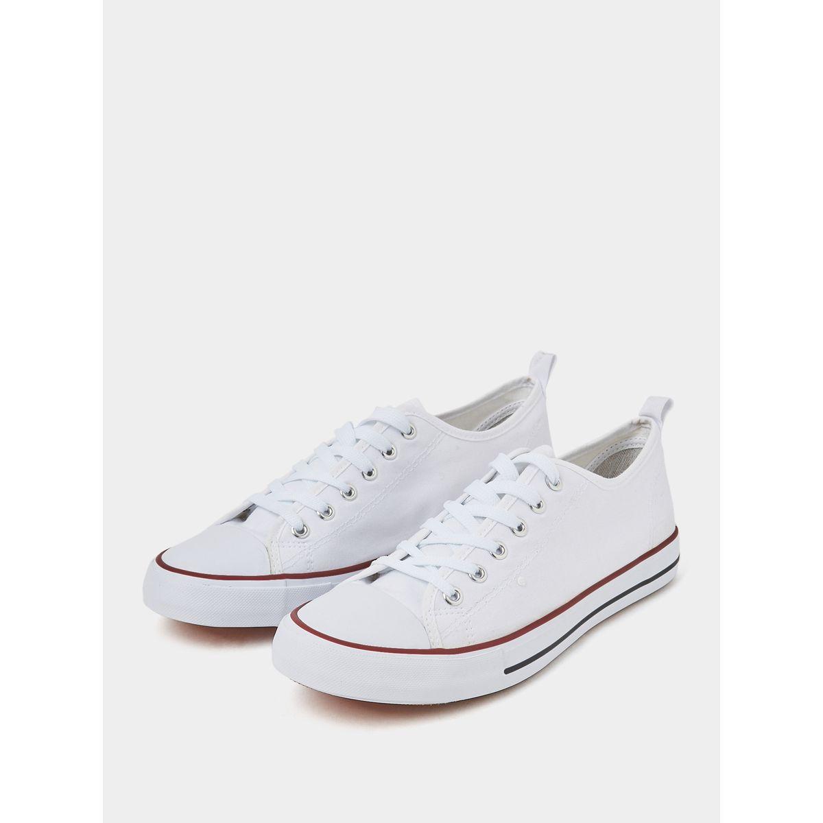 Styli Low Top Canvas Lace Up Sneakers-men-shoes-sneakers-image-2