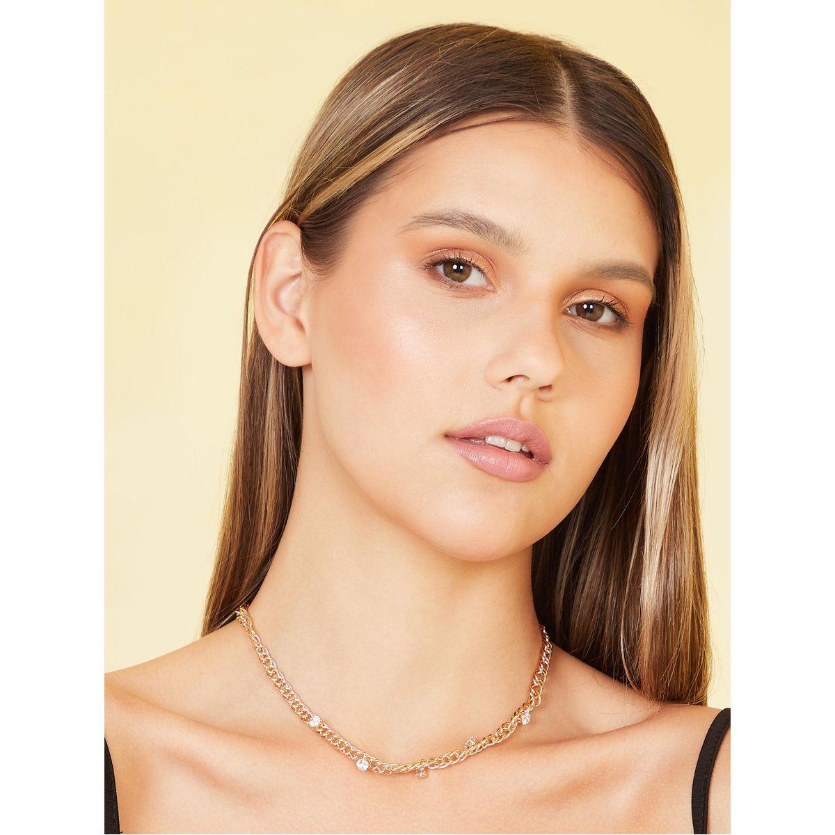 Styli Faux Crystal Link Necklace-women-watchesandjewellery-jewellery-necklacesandpendants-image-1