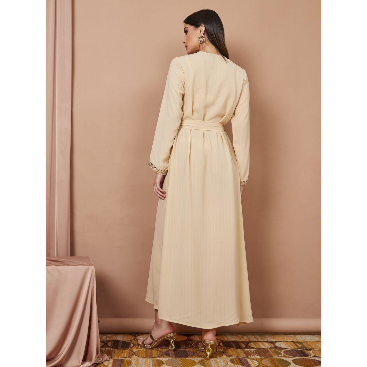 جلابية كتان بتفاصيل مطرزة-women-arabicclothing-jalabiyas-image-4