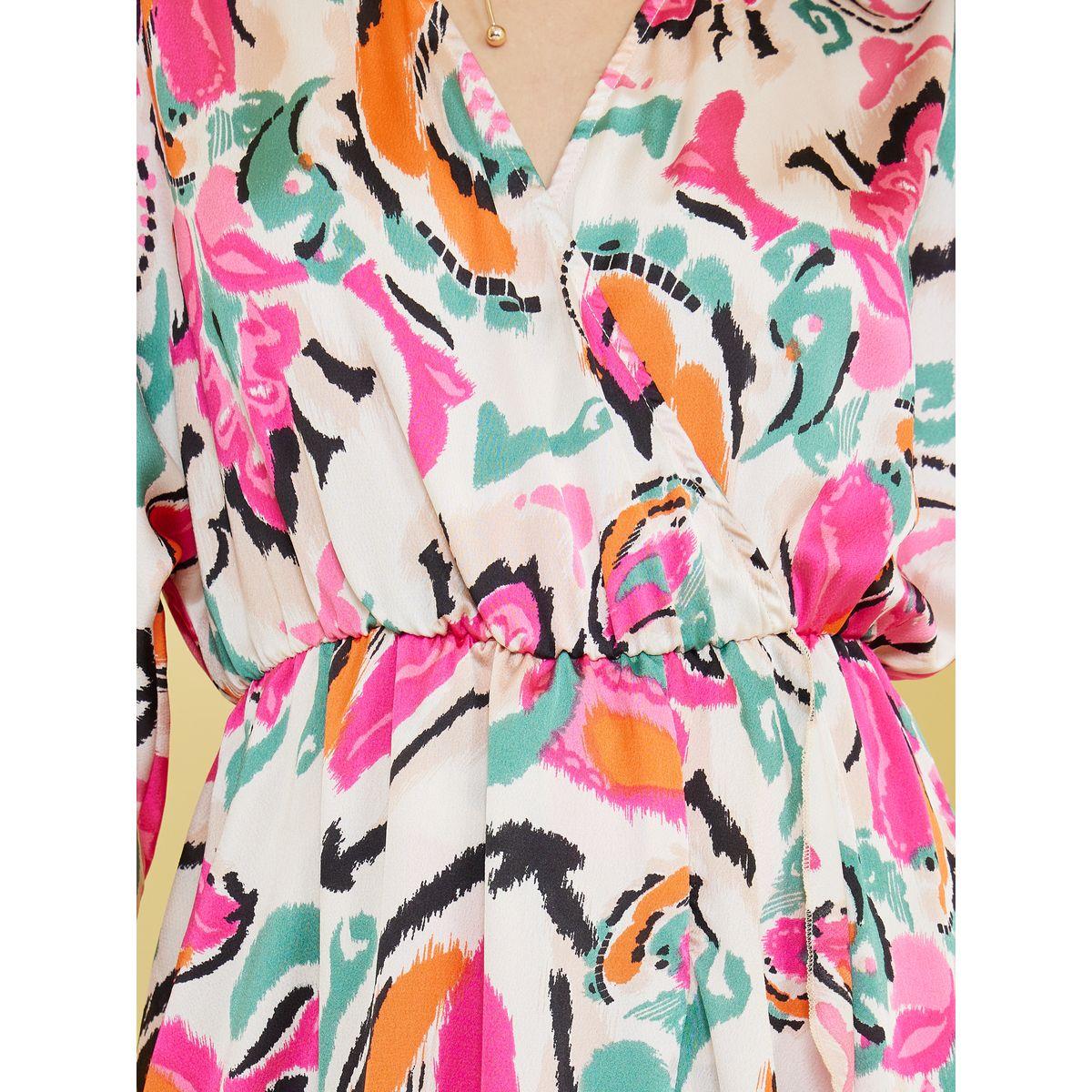 Styli All Over Print Wrap Front A-Line Midi Dress-women-clothing-dresses-image-3