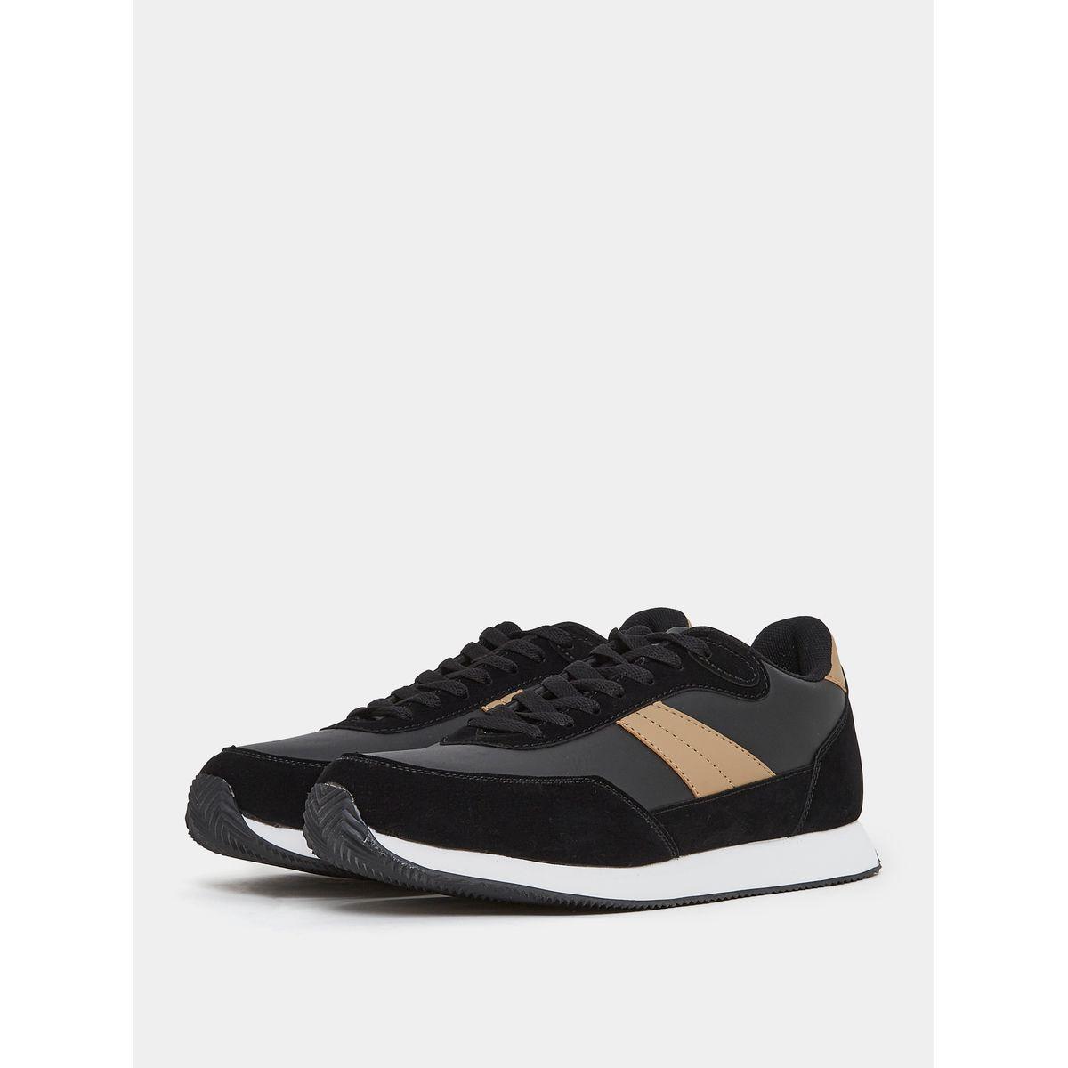Styli Contrast Suede Upper Elevated Sneakers-men-shoes-sneakers-image-2