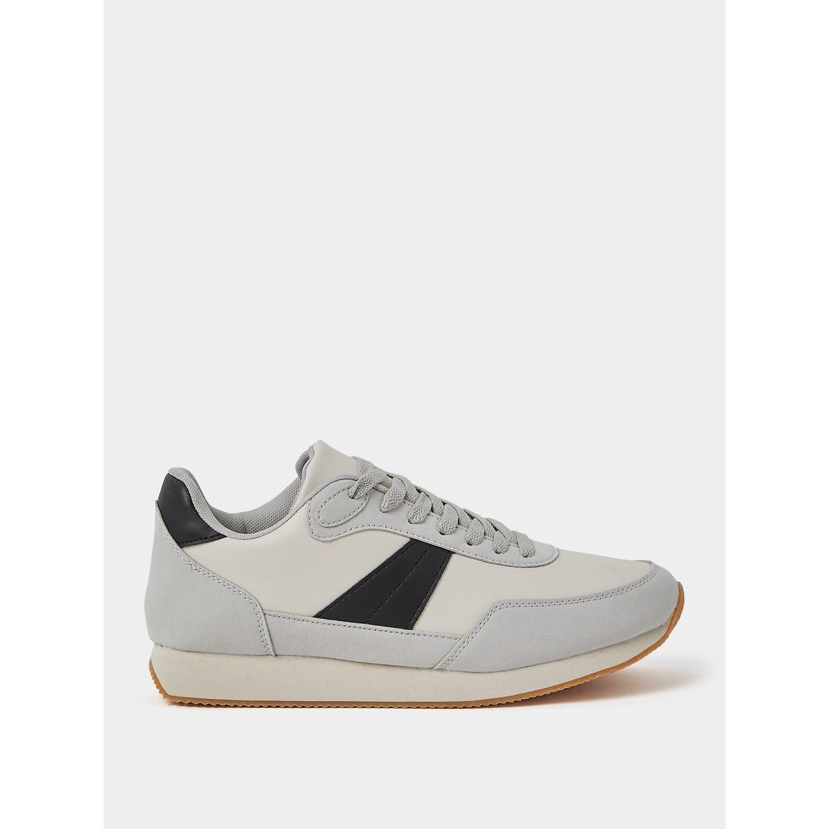Styli Contrast Suede Upper Elevated Sneakers-men-shoes-sneakers-image-1