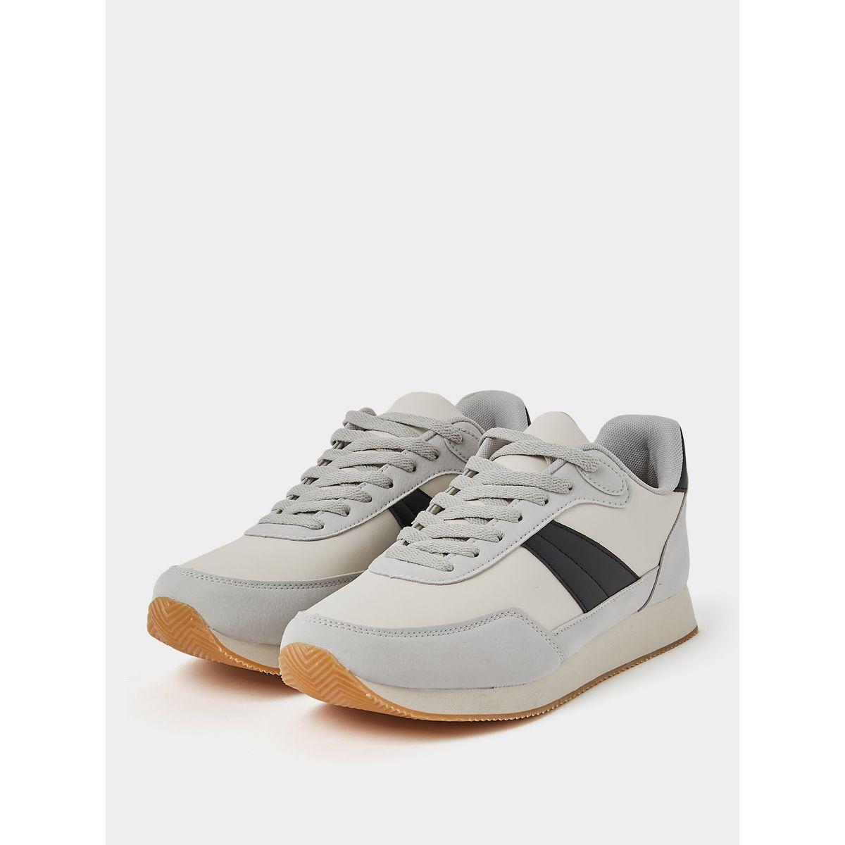 Styli Contrast Suede Upper Elevated Sneakers-men-shoes-sneakers-image-2