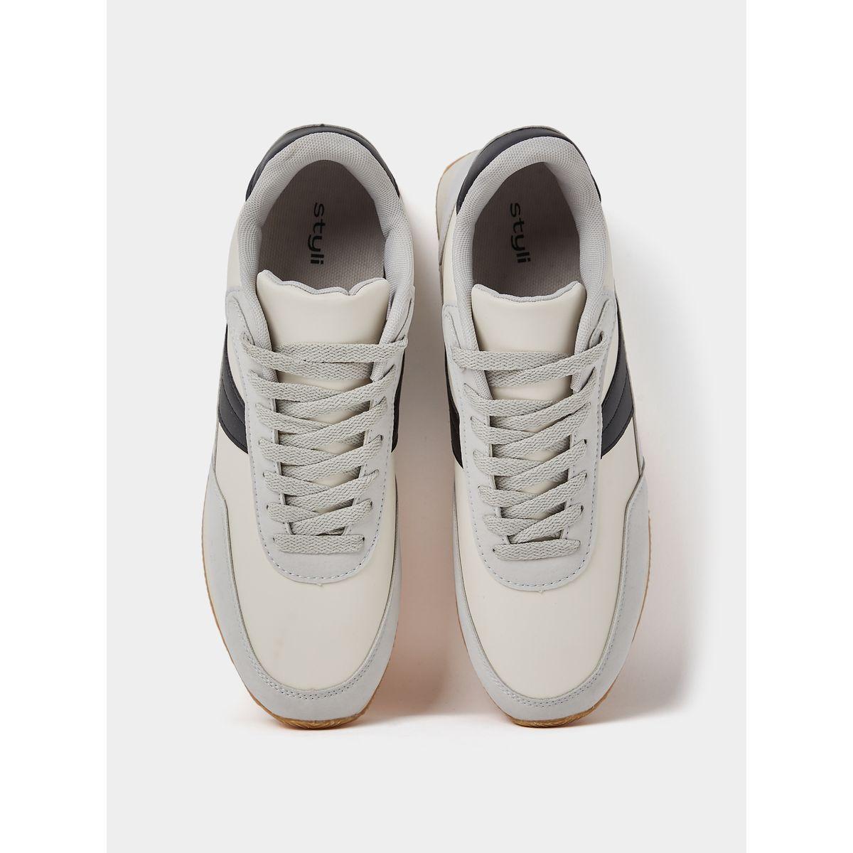 Styli Contrast Suede Upper Elevated Sneakers-men-shoes-sneakers-image-5