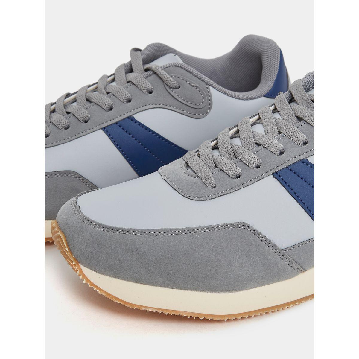 Styli Contrast Suede Upper Elevated Sneakers-men-shoes-sneakers-image-3