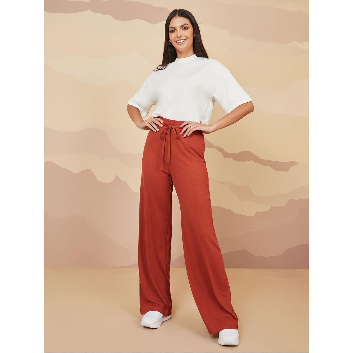 Styli High Rise Drawstring Wide Leg Pants-women-clothing-bottoms-trousers-image-2
