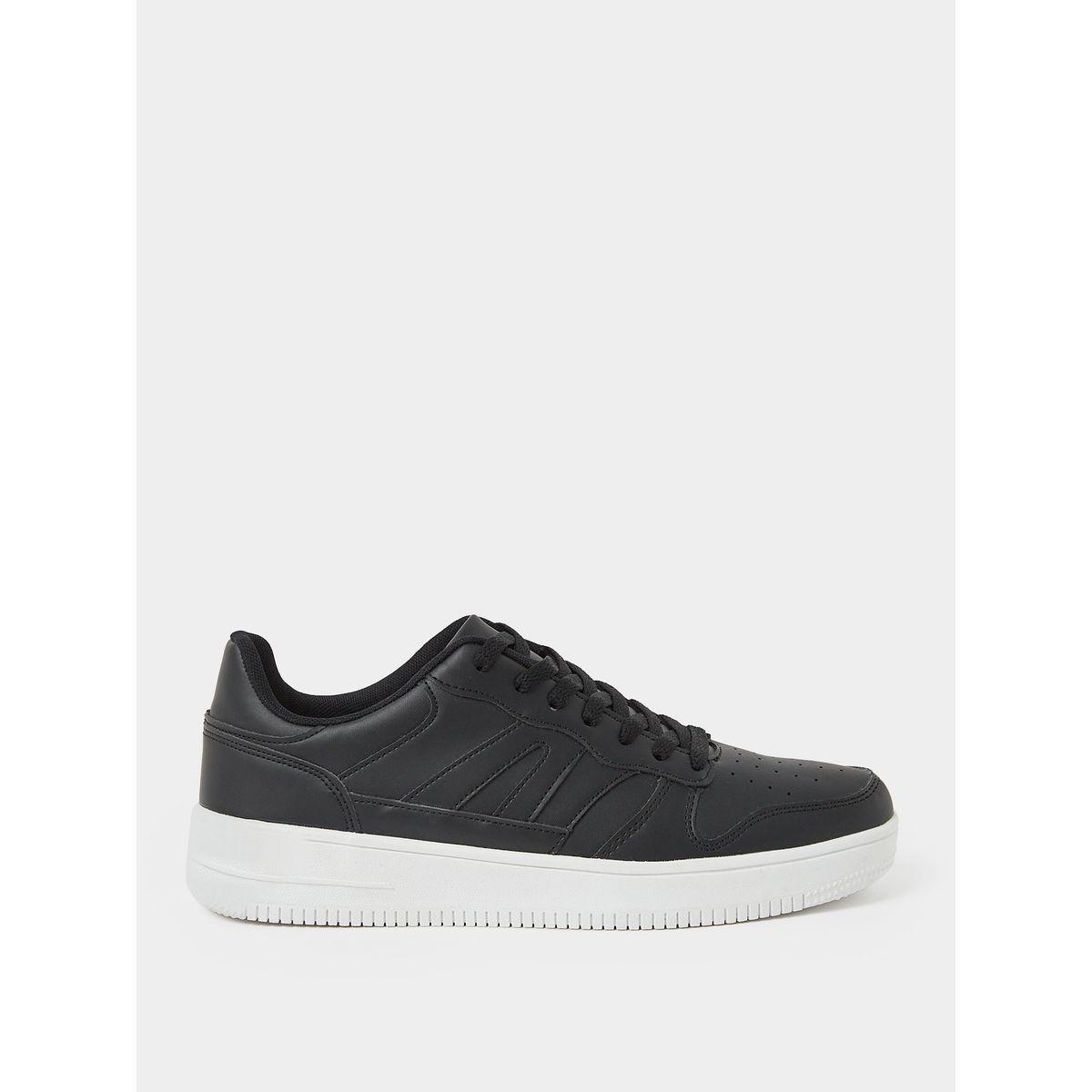 Styli Solid Lace Up Canvas Sneakers-men-shoes-sneakers-image-1