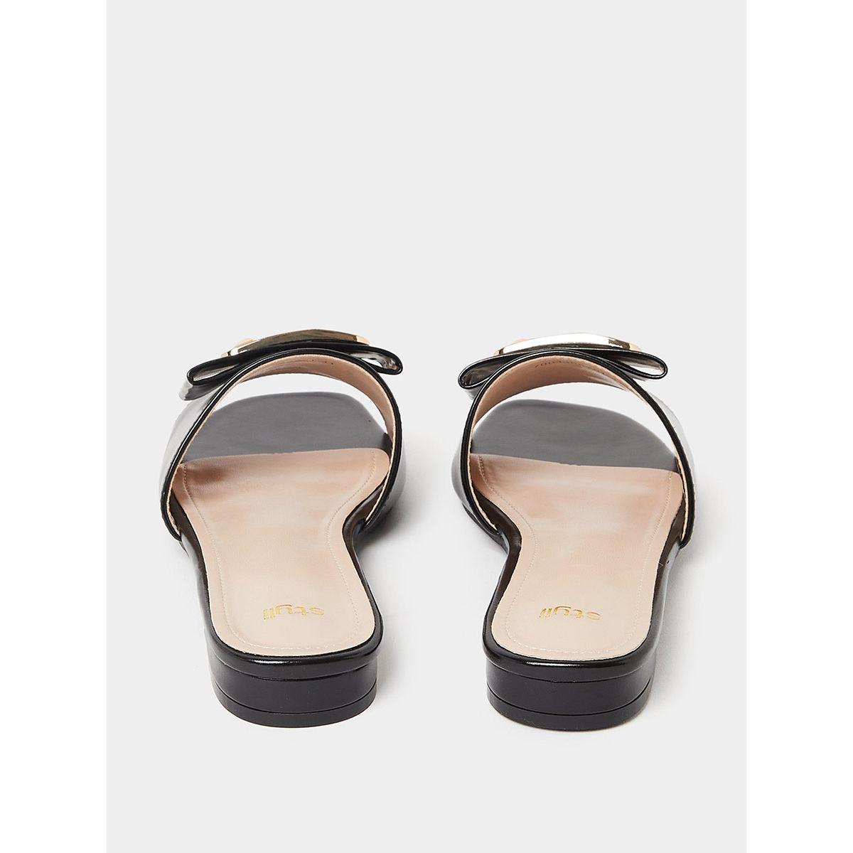 صندل فلات بحلية معدنية-women-shoes-sandals-flats-image-4