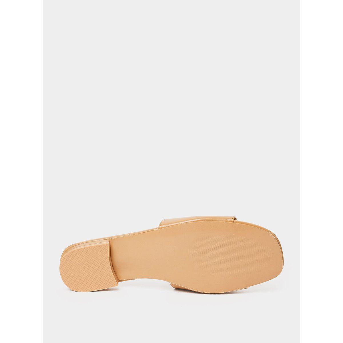 Styli Metal Accent Single Band Flat Sandal-women-shoes-sandals-flats-image-7