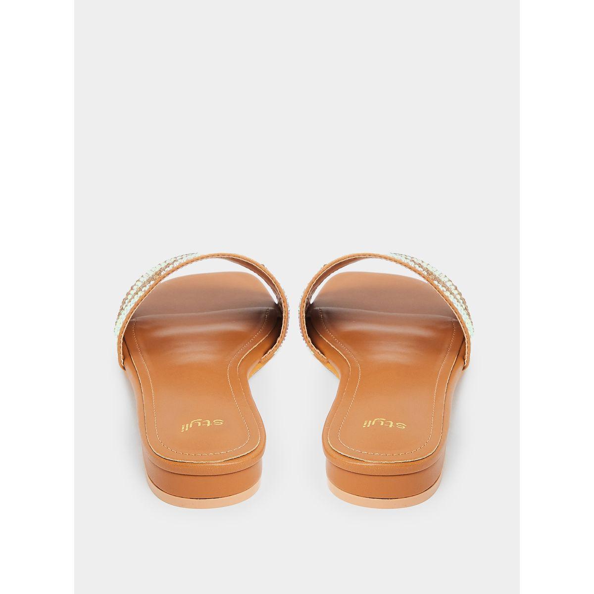 صندل فلات مزين بحجر الراين-women-shoes-sandals-flats-image-4