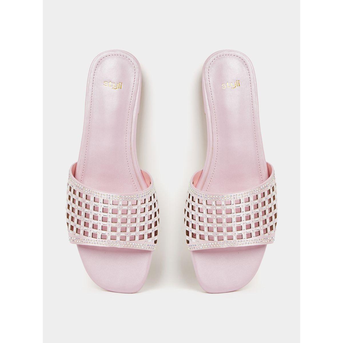 صندل فلات مزين بحجر الراين-women-shoes-sandals-flats-image-6