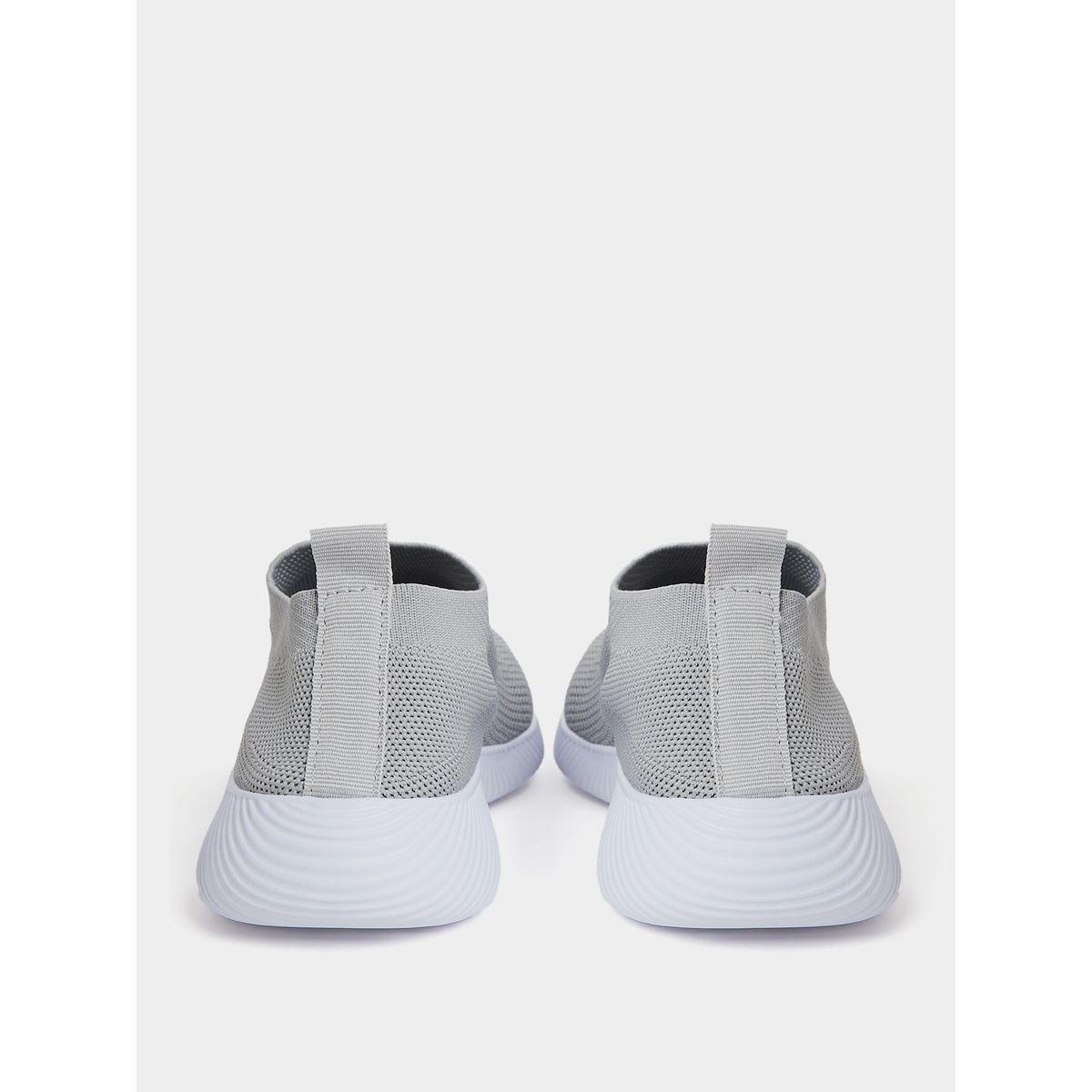 Styli Textile Knitted Upper Casual Slip On Shoes-women-shoes-loafersandmoccasins-image-4