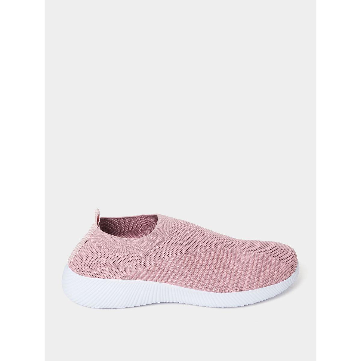 Styli Textile Knitted Upper Casual Slip On Shoes-women-shoes-loafersandmoccasins-image-2