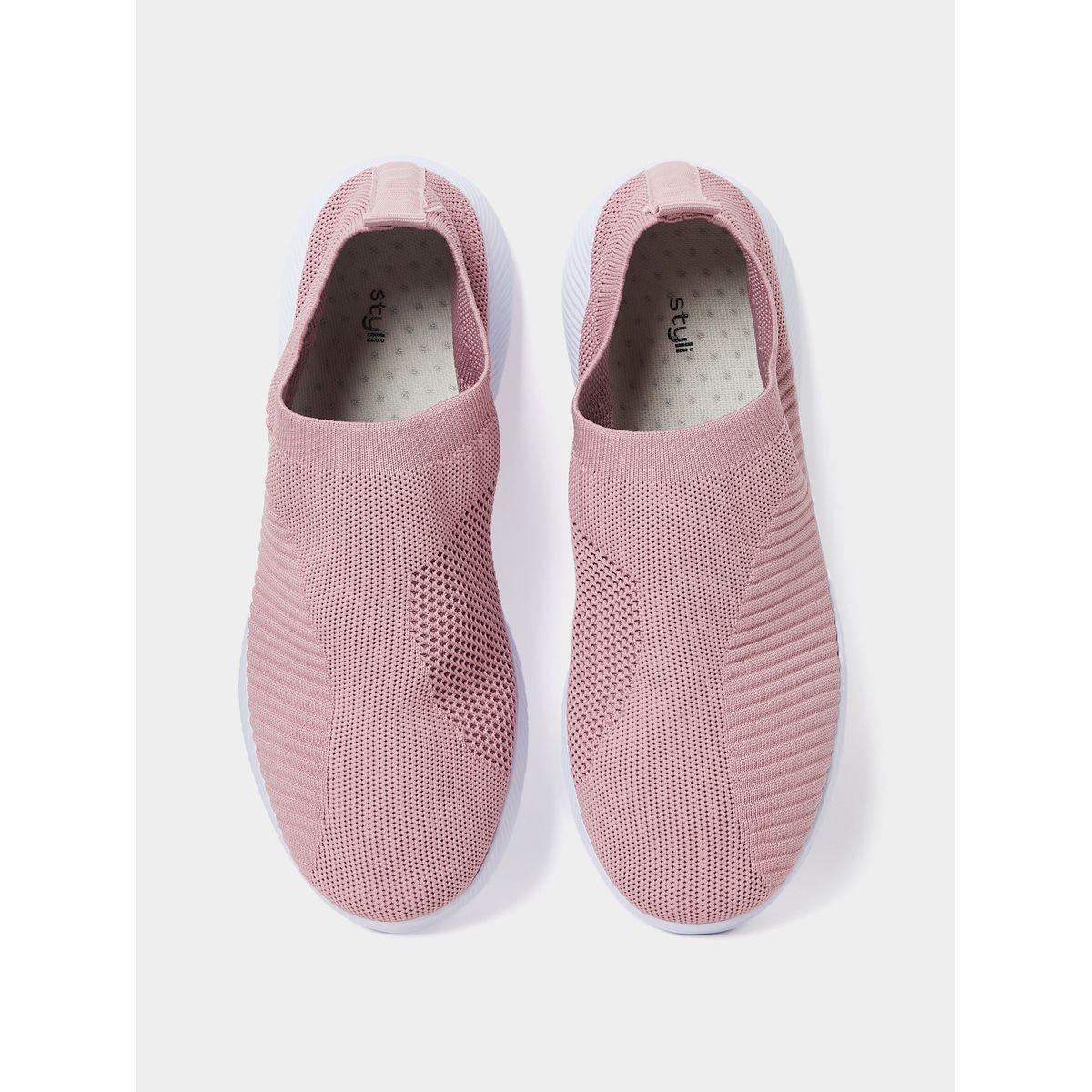 Styli Textile Knitted Upper Casual Slip On Shoes-women-shoes-loafersandmoccasins-image-6