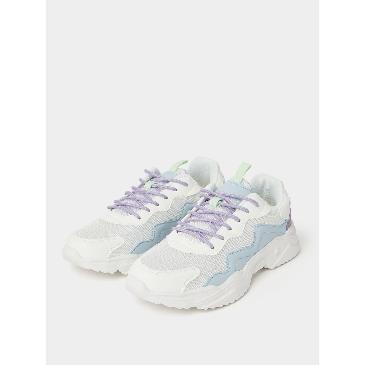 Styli Chunky Bottom Lace Up Sneakers-women-shoes-sneakers-image-3