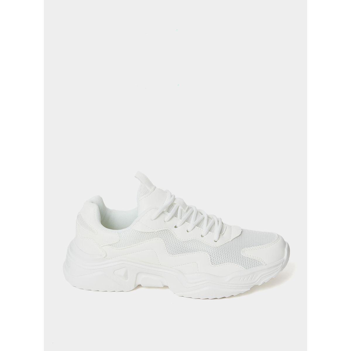 Styli Chunky Bottom Lace Up Sneakers-women-shoes-sneakers-image-2