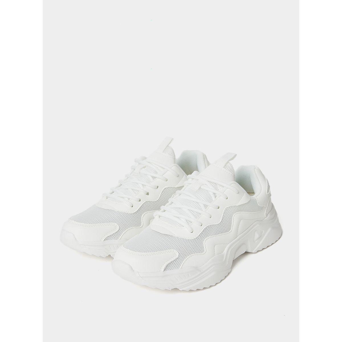 Styli Chunky Bottom Lace Up Sneakers-women-shoes-sneakers-image-3