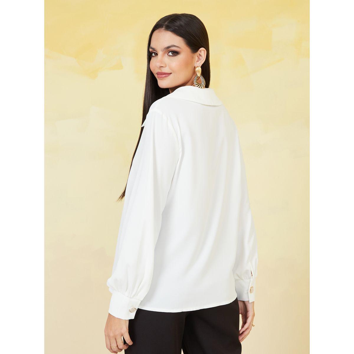 بلوزة بقصة عادية مع أزرار-women-clothing-shirtsandblouses-blouses-image-6