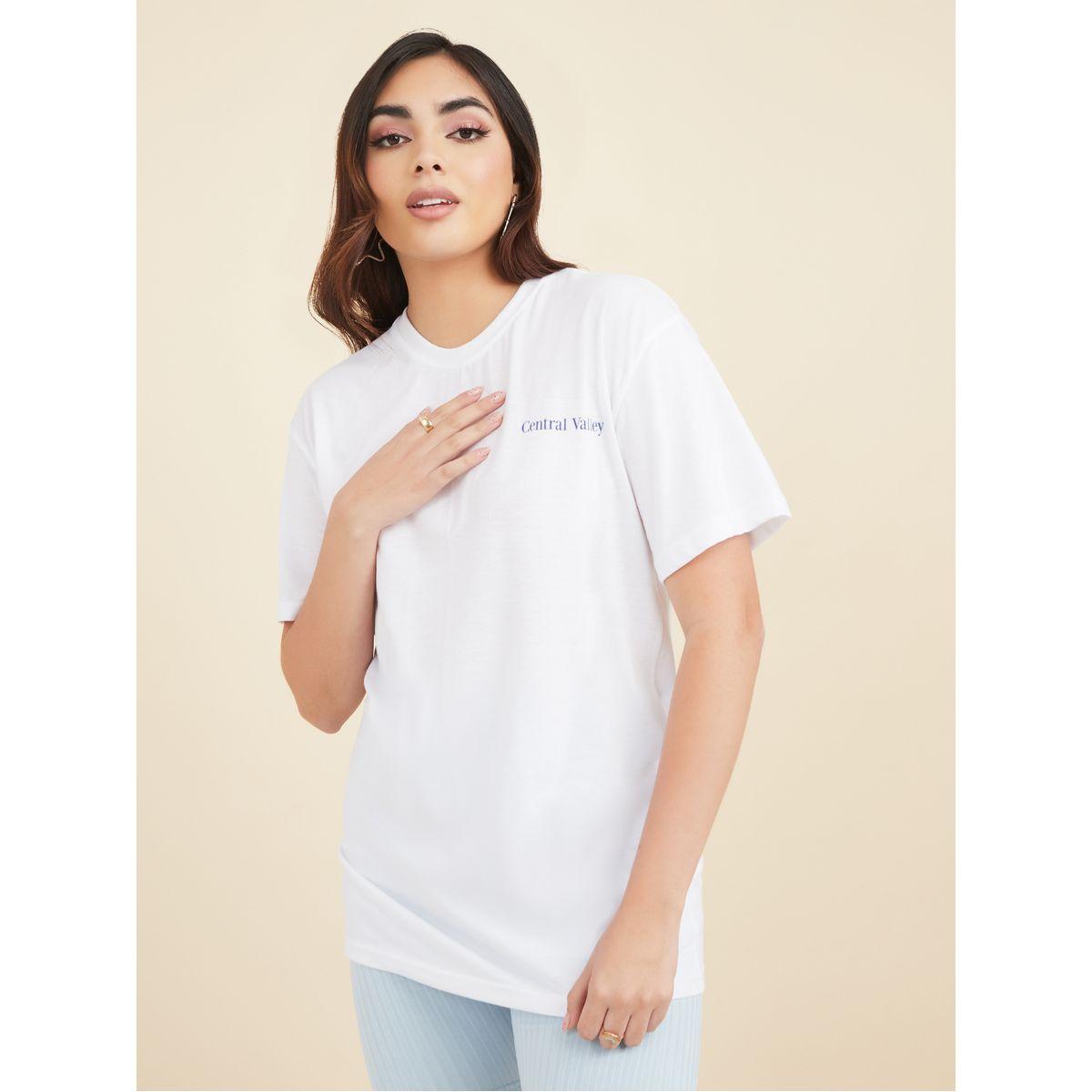تيشيرت كاجوال بقصة واسعة-women-clothing-tshirts-image-2