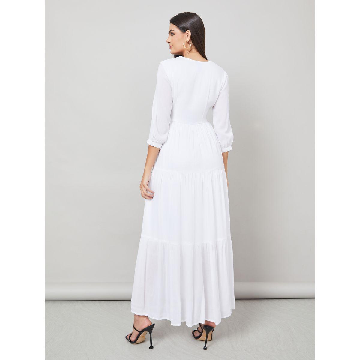 Styli Limited Embroidered Panel Viscose Tiered Maxi Dress-women-clothing-dresses-image-4