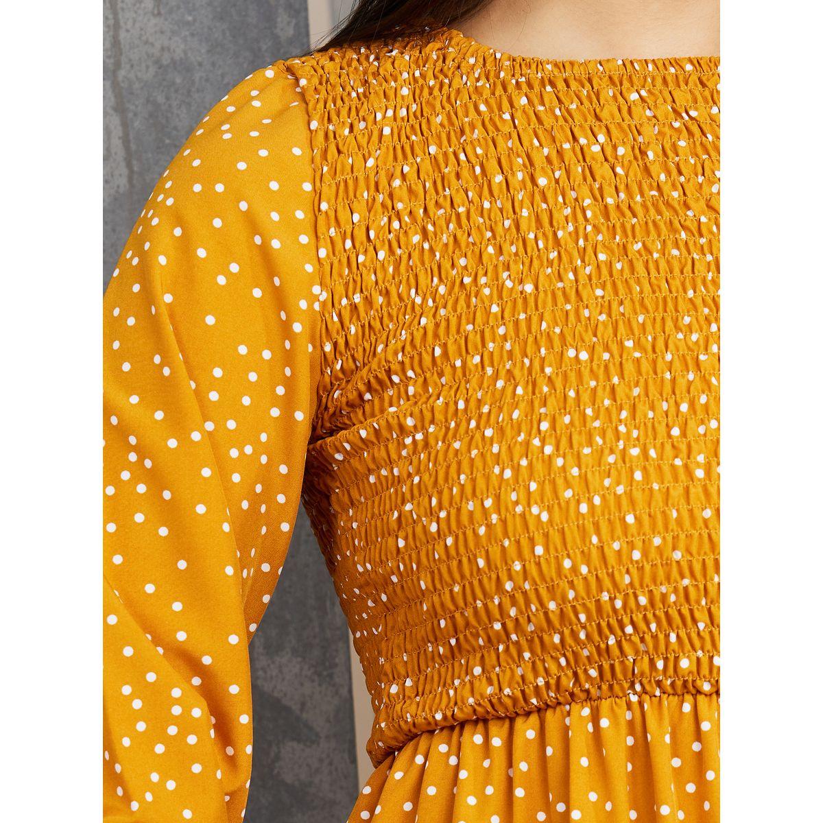 Styli High Neck Flare Hem Detail Maxi Dress-women-clothing-dresses-image-3