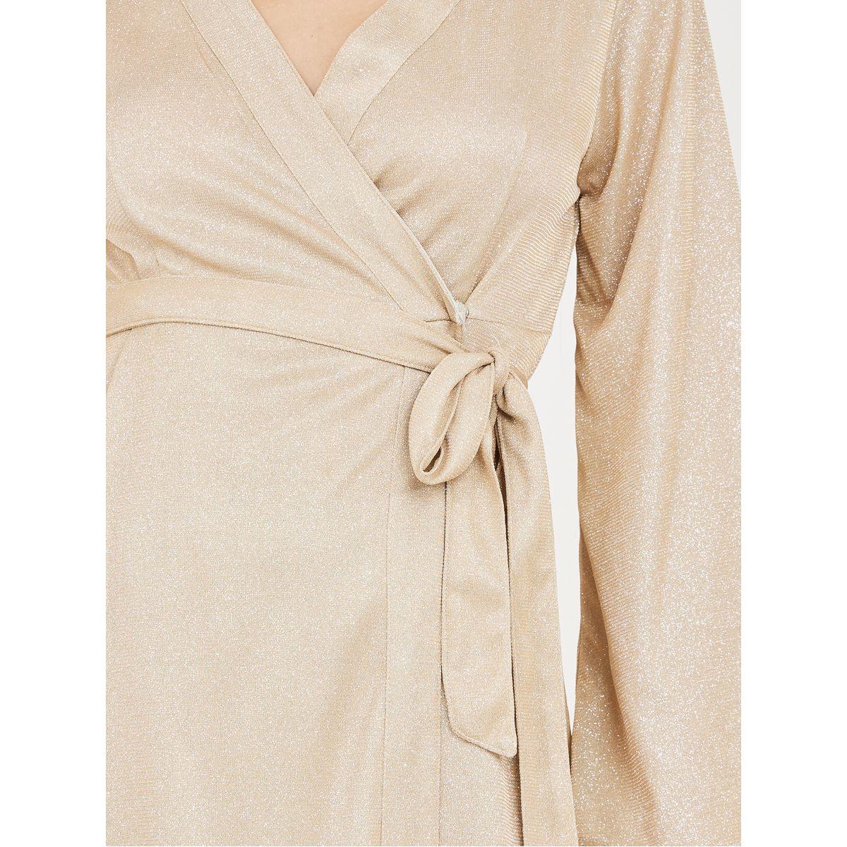 Styli Shimmer Wrap Midi Dress-women-clothing-dresses-image-3