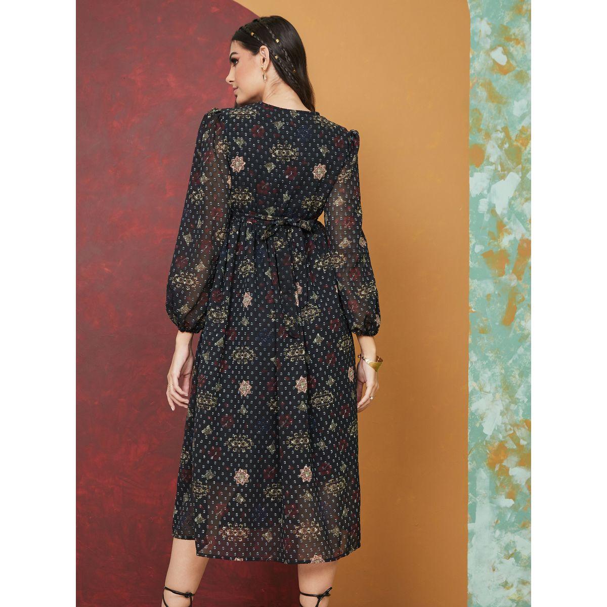 Styli All Over Print Wrap Midi Dress-women-clothing-dresses-image-4