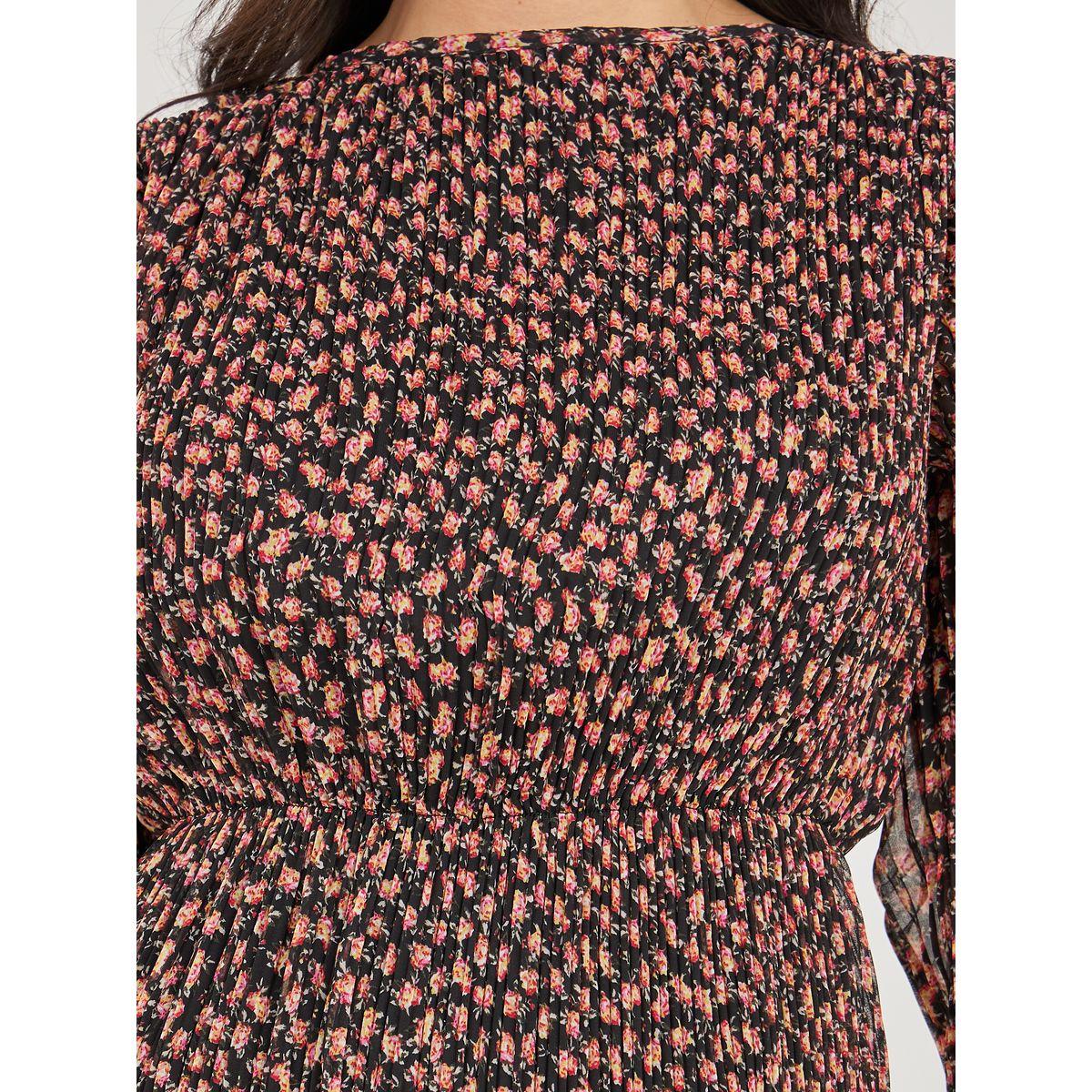 Styli Ditsy Print A-Line Midi Dress-women-clothing-dresses-image-3