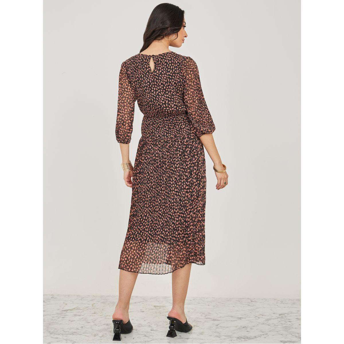 فستان ميدي مطبع بطبعات صغيرة-women-clothing-dresses-image-4