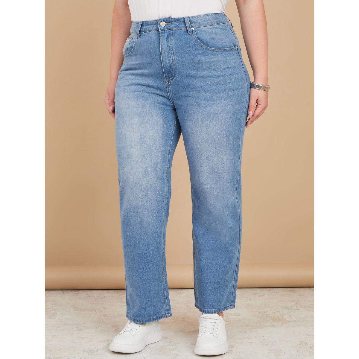 Styli Plus High Rise Relaxed Fit Jeans-women-clothing-bottoms-jeans-image-1