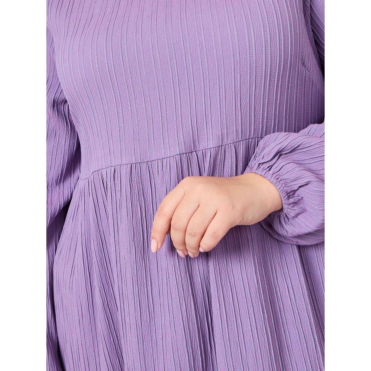 Styli Plus Textured Tiered Maxi Dress-women-clothing-dresses-image-3