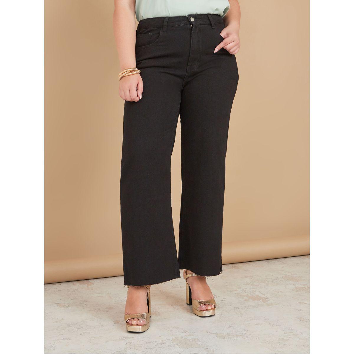 Styli Plus Frayed Hem Relaxed Fit Jeans-women-clothing-bottoms-jeans-image-1