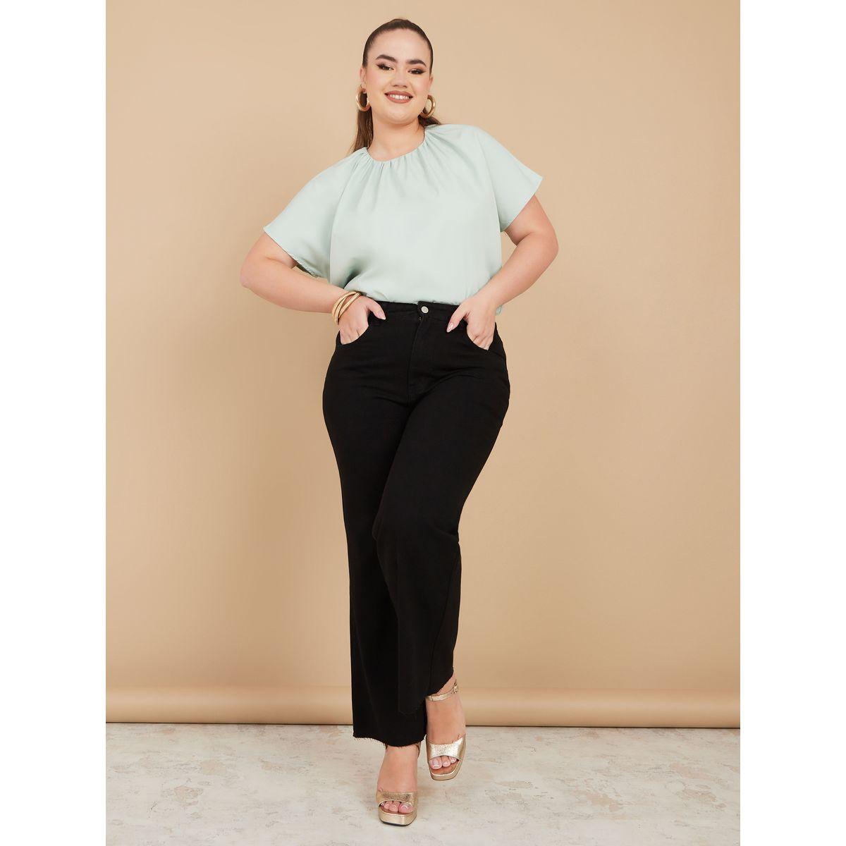 جينز بقصة مريحة وحواف ممزقة-women-clothing-bottoms-jeans-image-2
