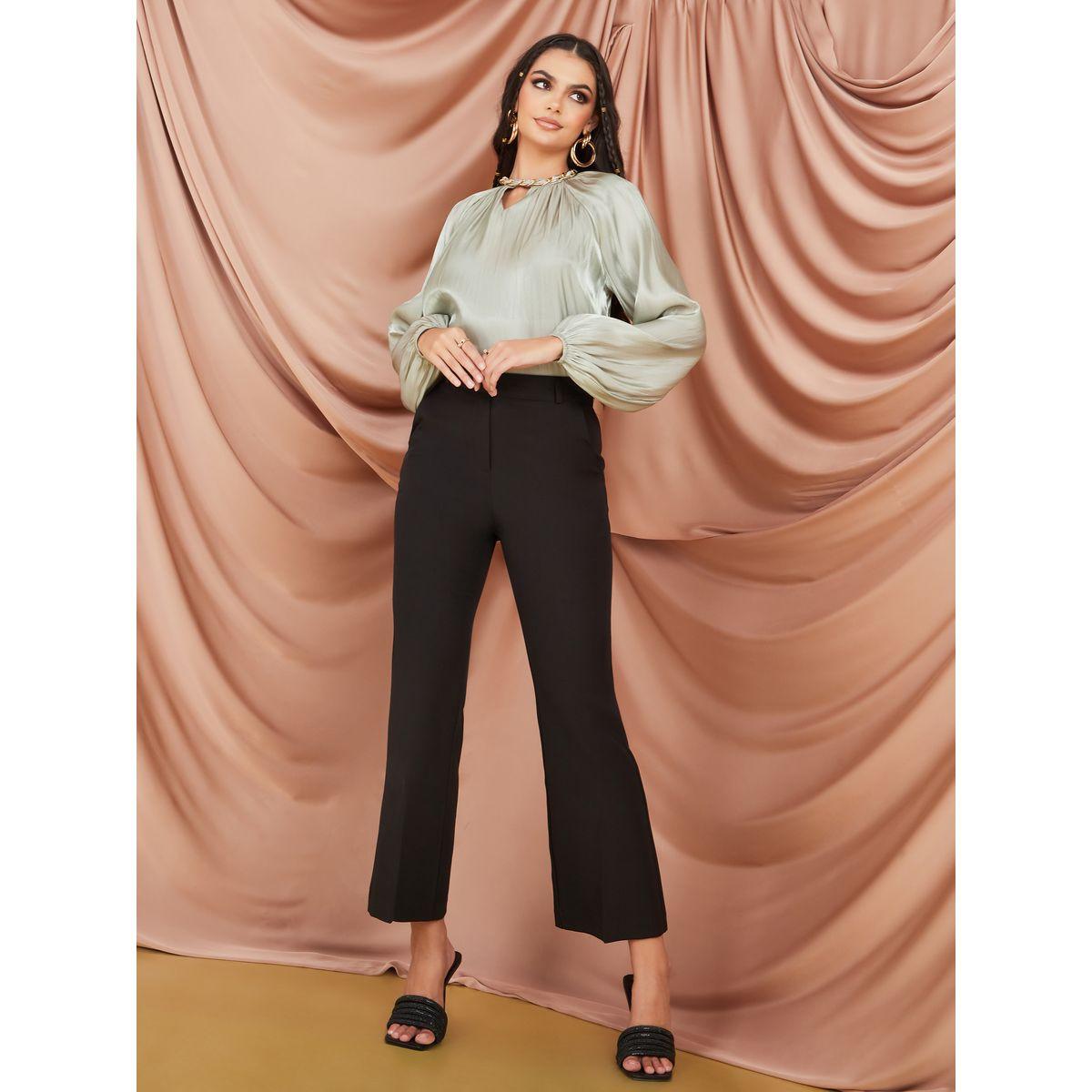 Styli Volume Sleeve Chain Detail Boxy Blouse-women-clothing-shirtsandblouses-blouses-image-2