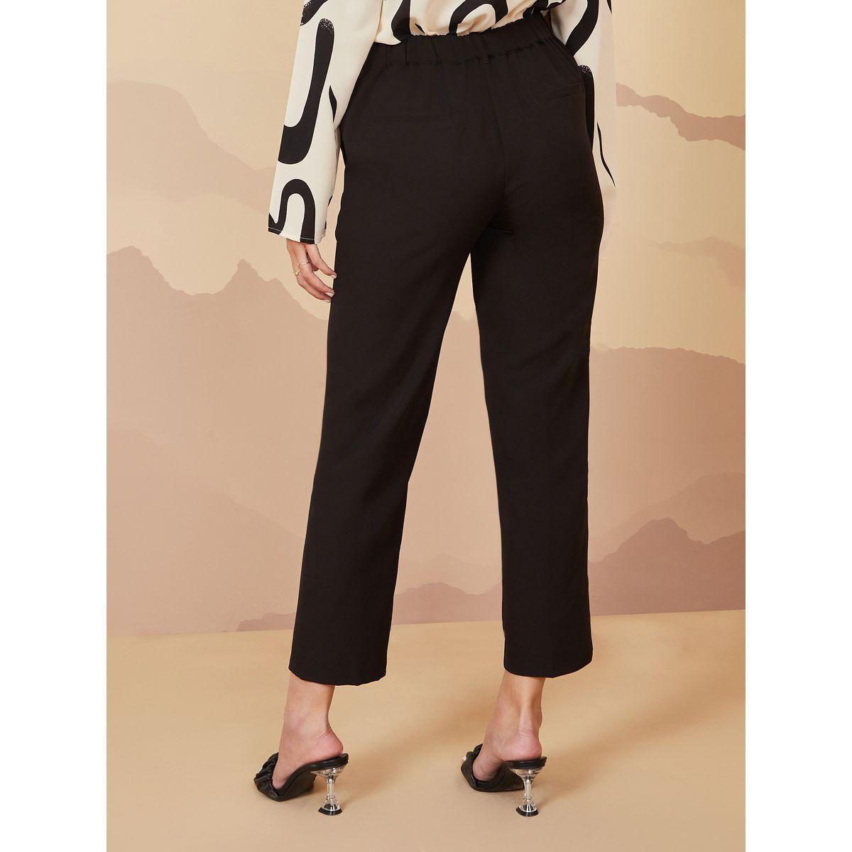 Styli Premium Straight Leg Trousers with Split Detail-women-clothing-bottoms-trousers-image-4
