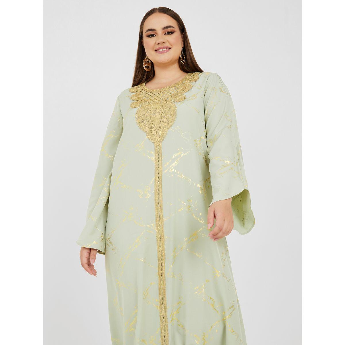 فستان مطبع بطبعة فويل-women-clothing-dresses-image-2