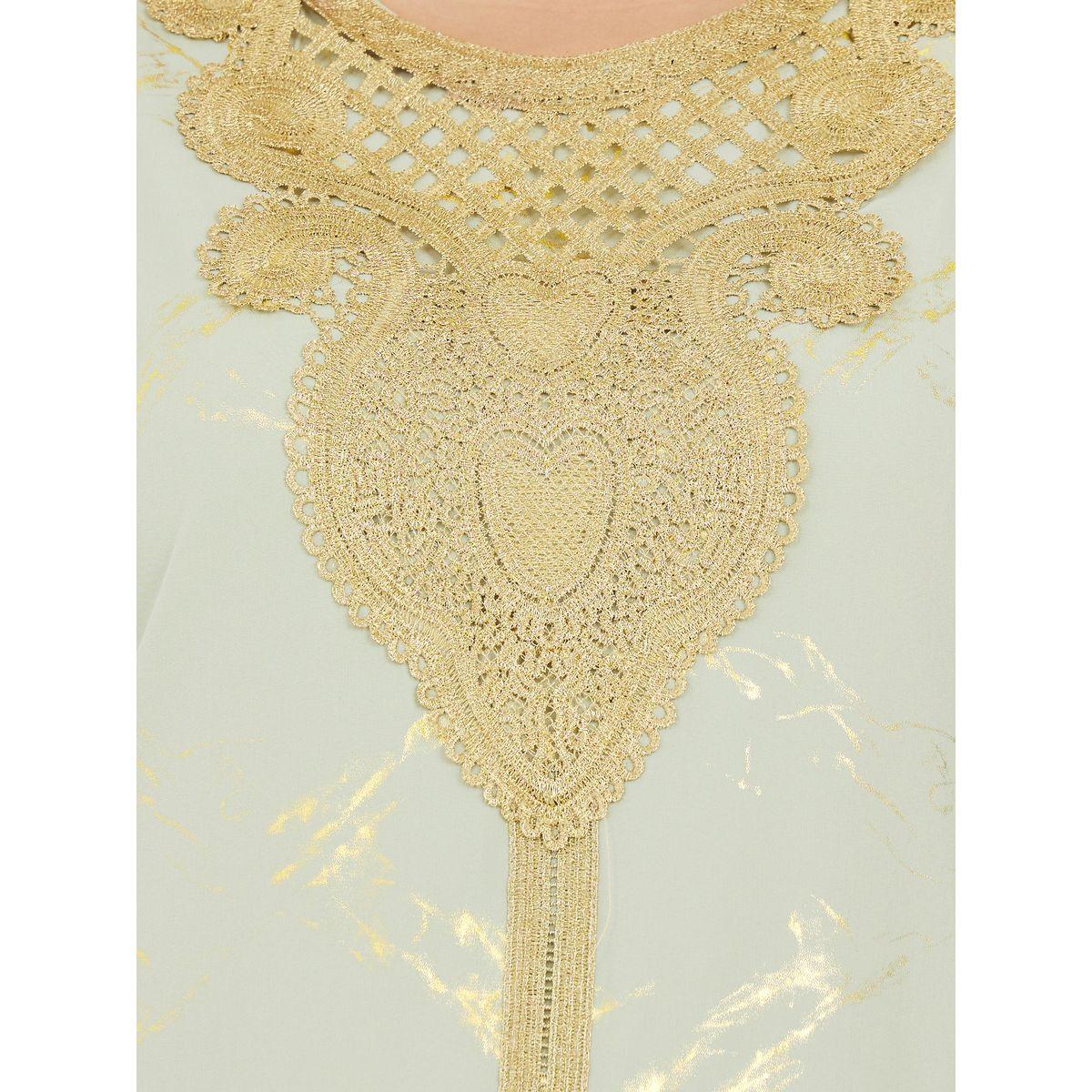 Styli Plus Embroidered Foil Print Kaftan Dress-women-clothing-dresses-image-3