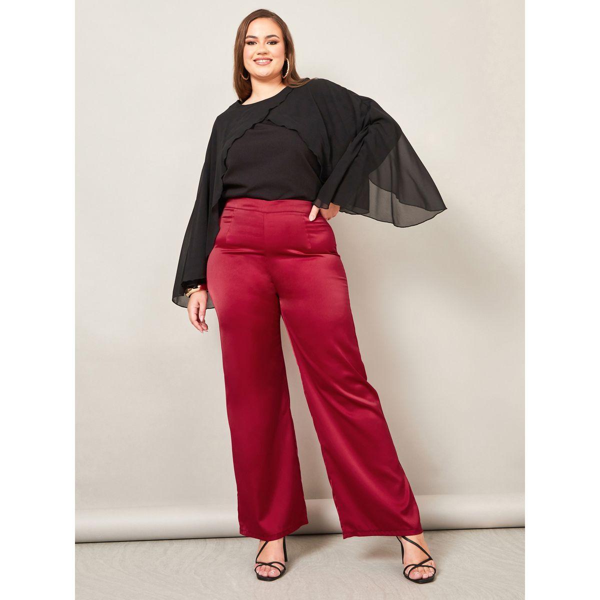 بنطال ساتان واسع الأرجل-women-clothing-bottoms-trousers-image-2