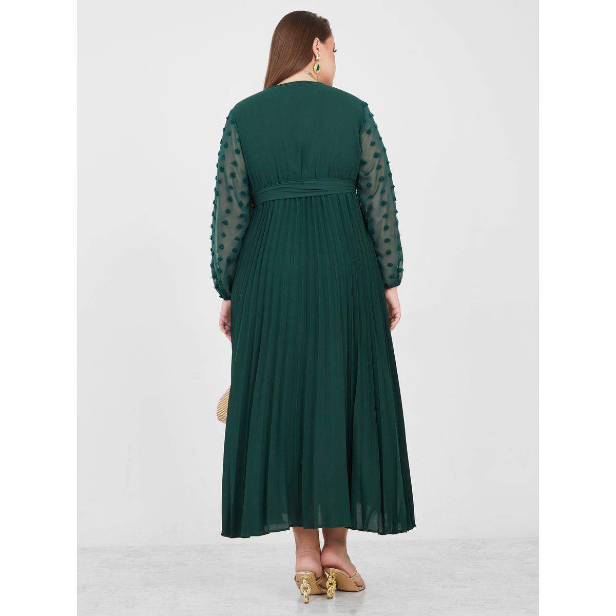 فستان طويل مزين بكسرات-women-clothing-dresses-image-4