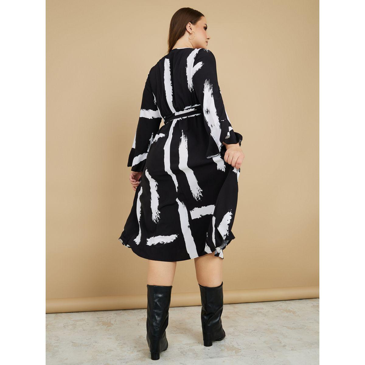 Styli Plus Long Sleeves Printed A-Line Midi Dress-women-clothing-dresses-image-4