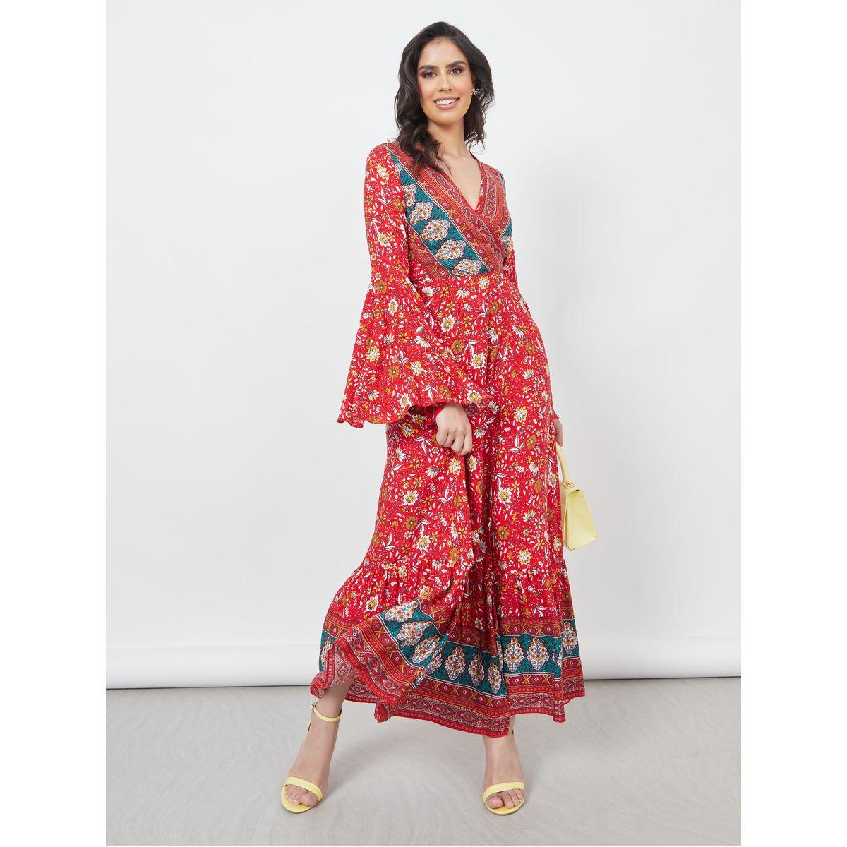 فستان طويل بنمط لف-women-clothing-dresses-image-1