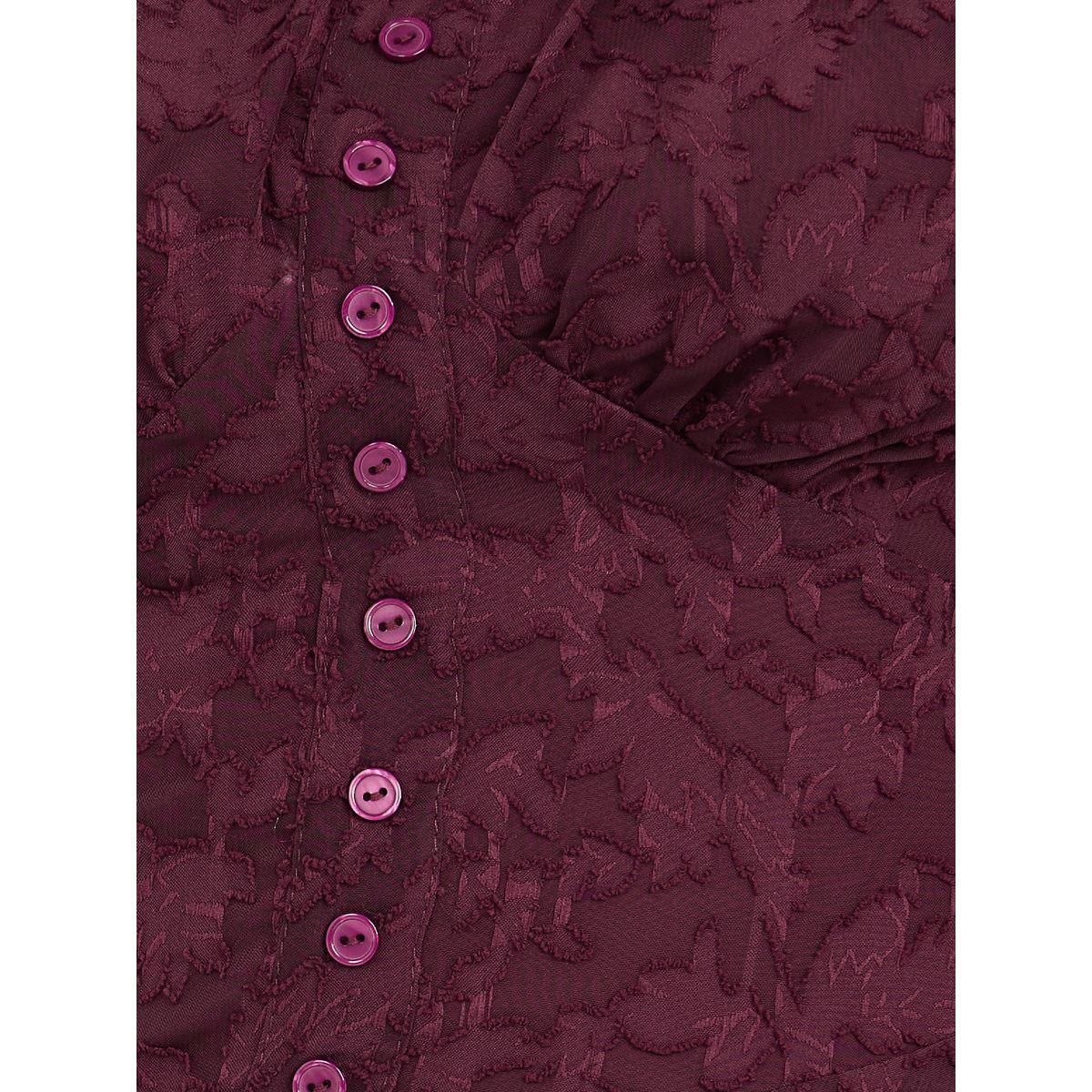 Styli Limited Jacquard Midi Dress with Corset Seam Waist Detail-women-clothing-dresses-image-3