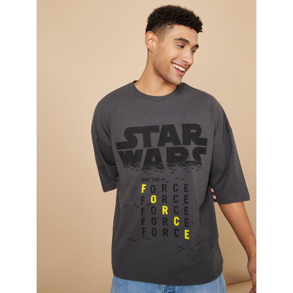 Styli Star Wars Graphic Print Oversized T-shirt-men-clothing-tshirtsandpolos-tshirts-image-2