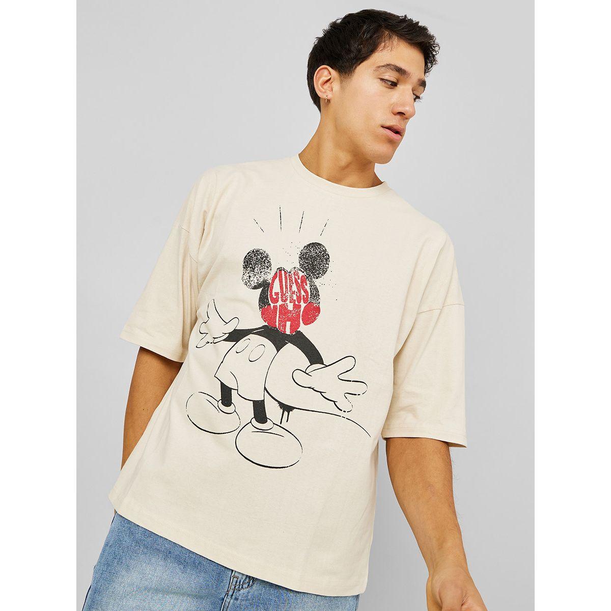 Styli Disney Mickey Print Oversized T-shirt-men-clothing-tshirtsandpolos-tshirts-image-1